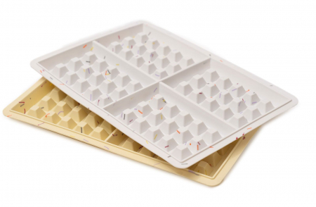 Tavi si Forme de Silicon - Forma de silicon pentru 4 gofre, vafe, waffle