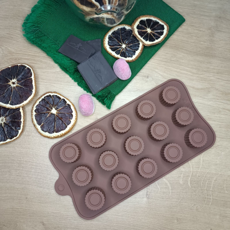 Forma de silicon pentru praline de ciocolata, bomboane