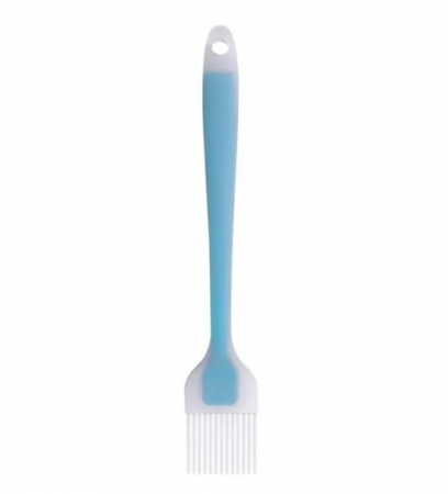 Pensula de silicon pentru uns, 21cm, albastru transparent [3]