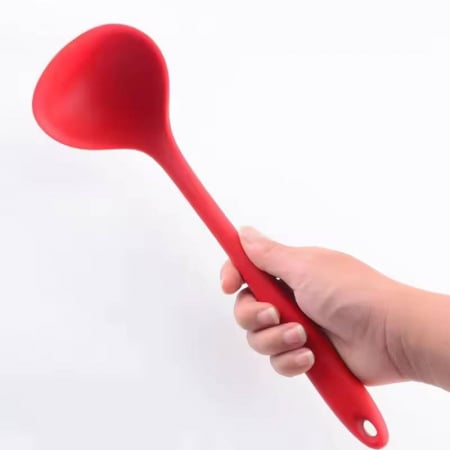 Polonic de silicon 33cm pentru gatit si servire [4]