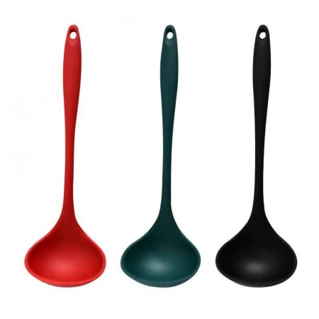 Ustensile de Bucatarie - Polonic de silicon 33cm pentru gatit si servire