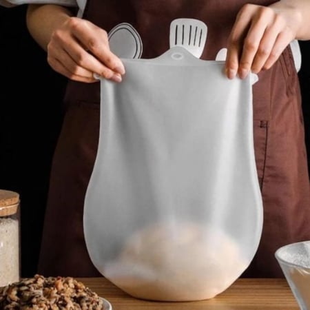 Ustensile de Bucatarie - Punga de silicon alimentar pentru framantat aluat