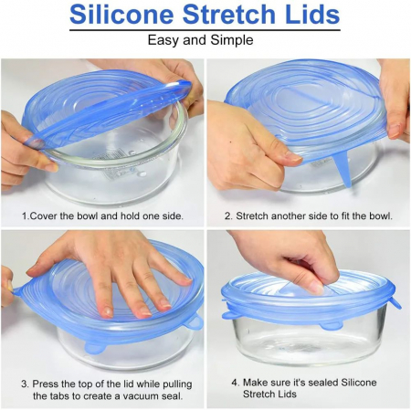 Set 6 capace de silicon [7]