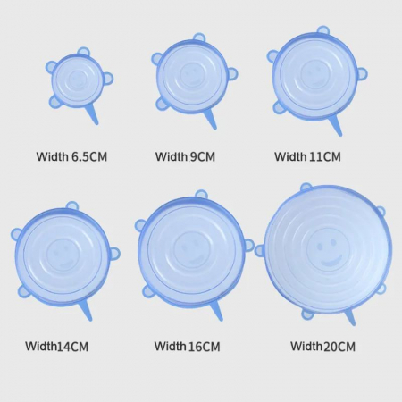 Set 6 capace de silicon [9]