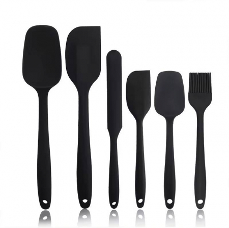 Set de 6 spatule sau ustensile de silicon pentru bucatarie rezistente la caldura [2]