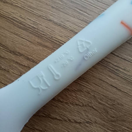 Spatula alba de silicon alimentar termorezistent [1]
