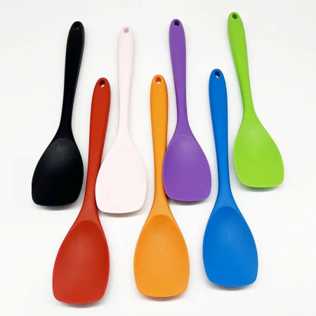Ustensile de Bucatarie - Spatula de silicon pentru amestecat si servit, 28cm