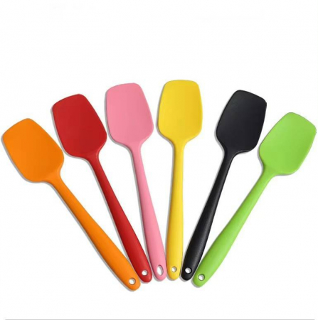Ustensile de Bucatarie - Spatule de silicon alimentar solid si rezistent la temperaturi ridicate, 28cm