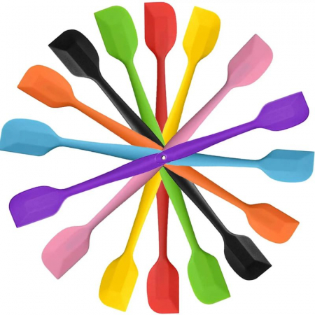 Ustensile de Bucatarie - Spatule de silicon alimentar solid si termorezistent, 21cm