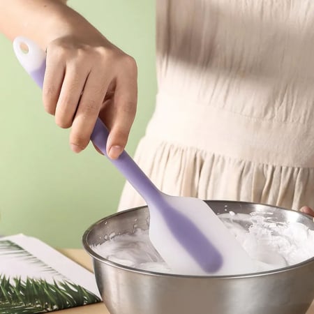 Ustensile de Bucatarie - Spatule de silicon alimentar termorezistent, 27cm