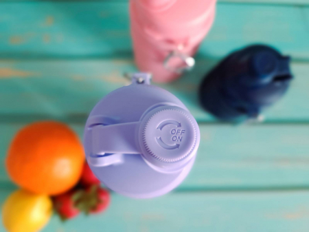 Sticla pliabila de silicon, 500ml, pentru sport, picnic sau drumetie. [3]