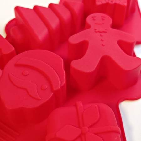 Tava de silicon brad de Craciun cu forme de sarbatori [2]