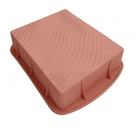 Tava de silicon dreptunghiulara, mare, pentru prajituri, chec, blat de tort [5]