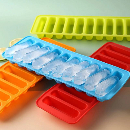 Tavi si Forme de Silicon - Tava de silicon pentru 10 bare de gheata