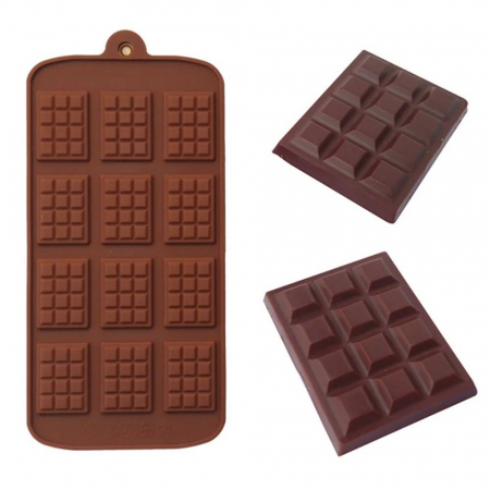 Tava de silicon pentru mini ciocolate, 12 forme [5]