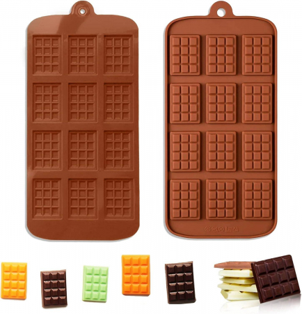 Forme Pentru Ciocolata - Tava de silicon pentru mini ciocolate, 12 forme