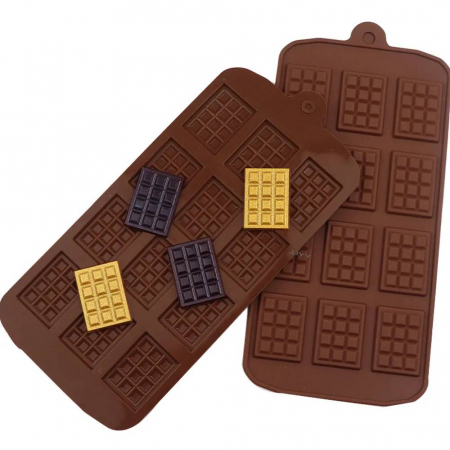 Tava de silicon pentru mini ciocolate, 12 forme [3]