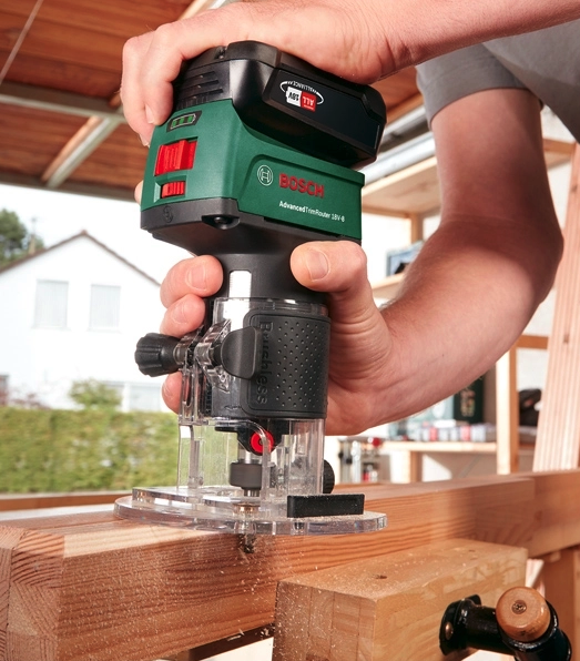 Bosch AdvancedTrimRouter 18V-8 - Masina de frezat fara acumulatori si incarcator, Li-Ion, 18 V, - Ah, 6, 8 mm [2]