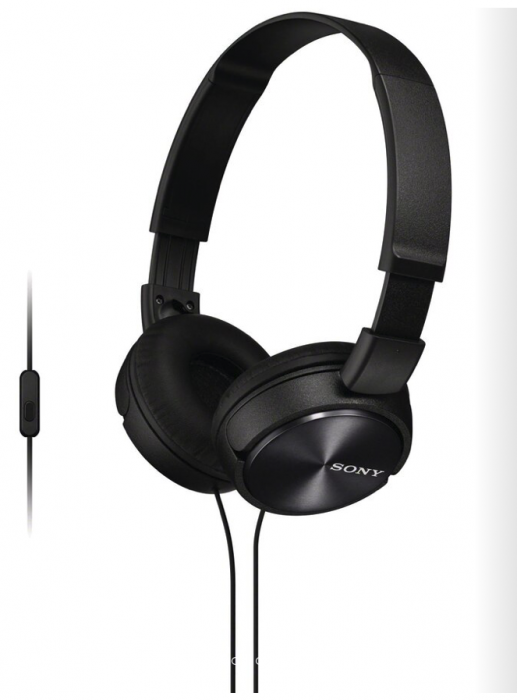 Casti Sony MDRZX310APB, tip DJ, Control Telefon, Negru [1]