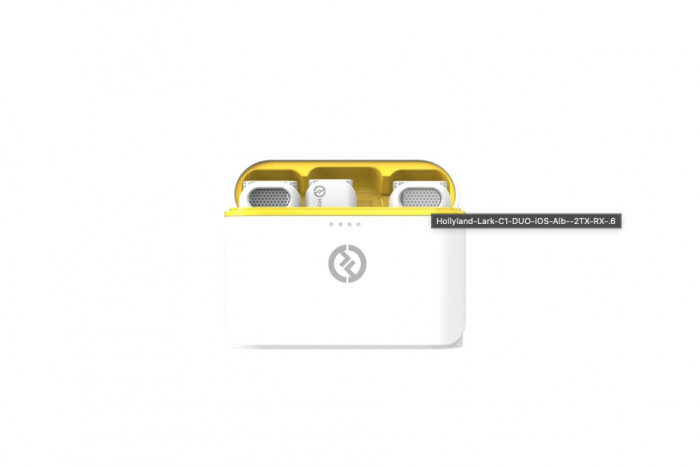 Hollyland Lark C1 DUO iOS Alb (2TX+RX) [1]