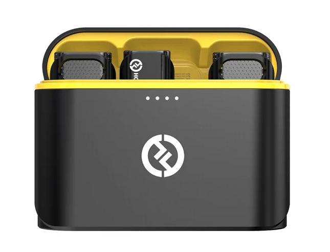 Hollyland LARK C1 DUO Sistem de microfon wireless dublu pentru iOS  lightning version negru [2]