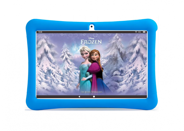 Tableta pentru copii de 10 inch, LULUGTI, Android 13, 6GB RAM, 128 GB ROM, ecran tactil IPS HD 1280x800, tableta cu control parental, software pentru copii preinstalat, WiFi, Bluetooth, Albastru [1]