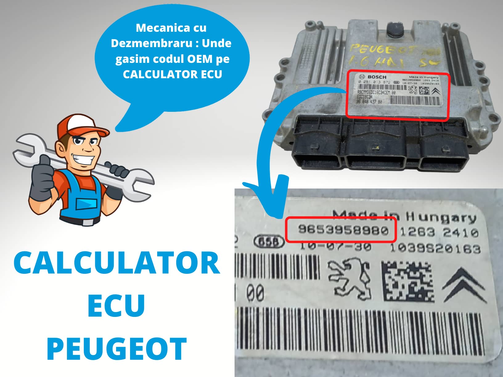 Calculator Ecu Peugeot