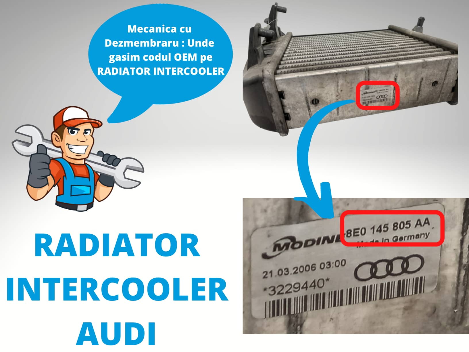 Radiator Intercooler Audi
