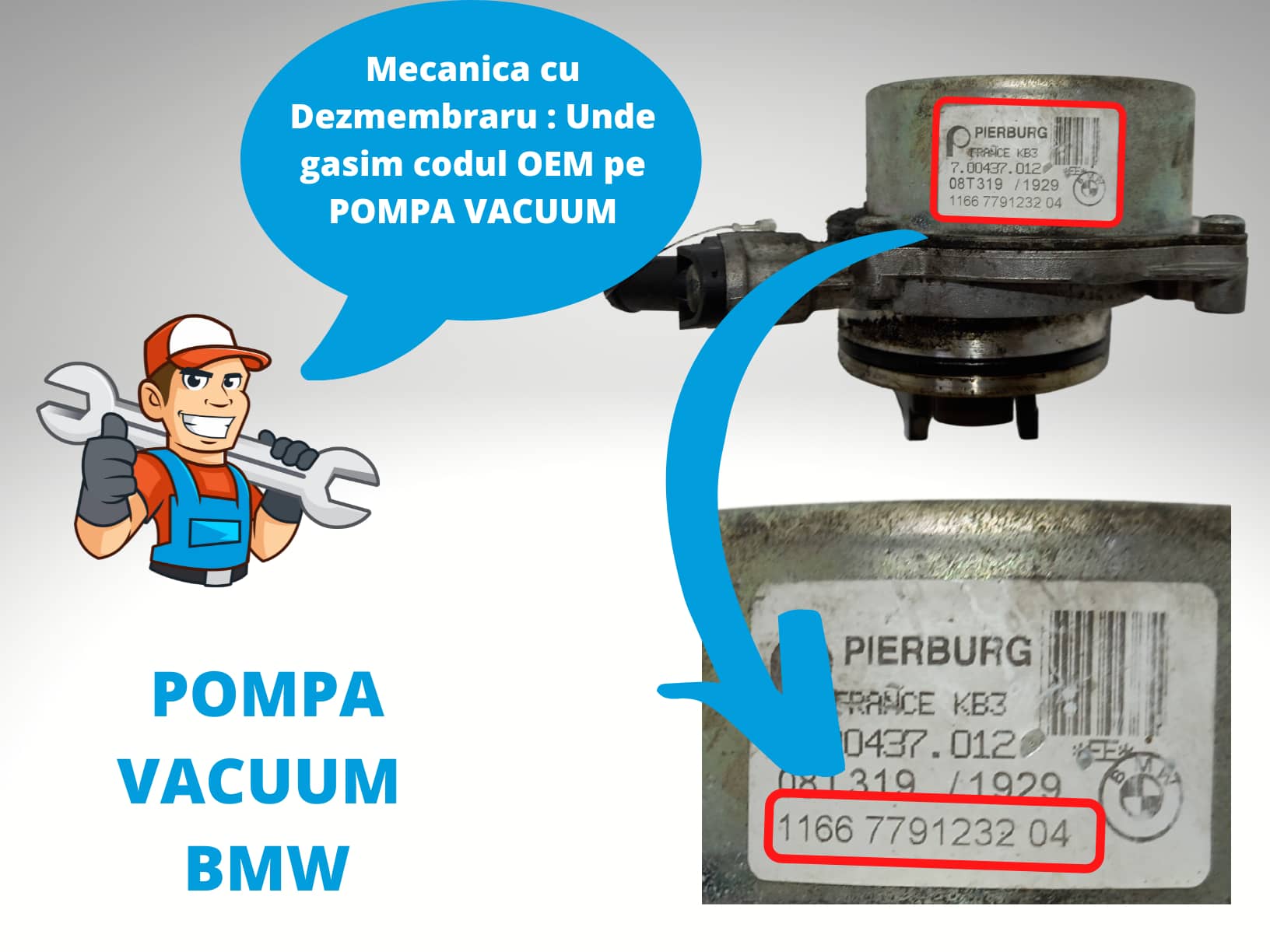 Pompa Vacuum BMW