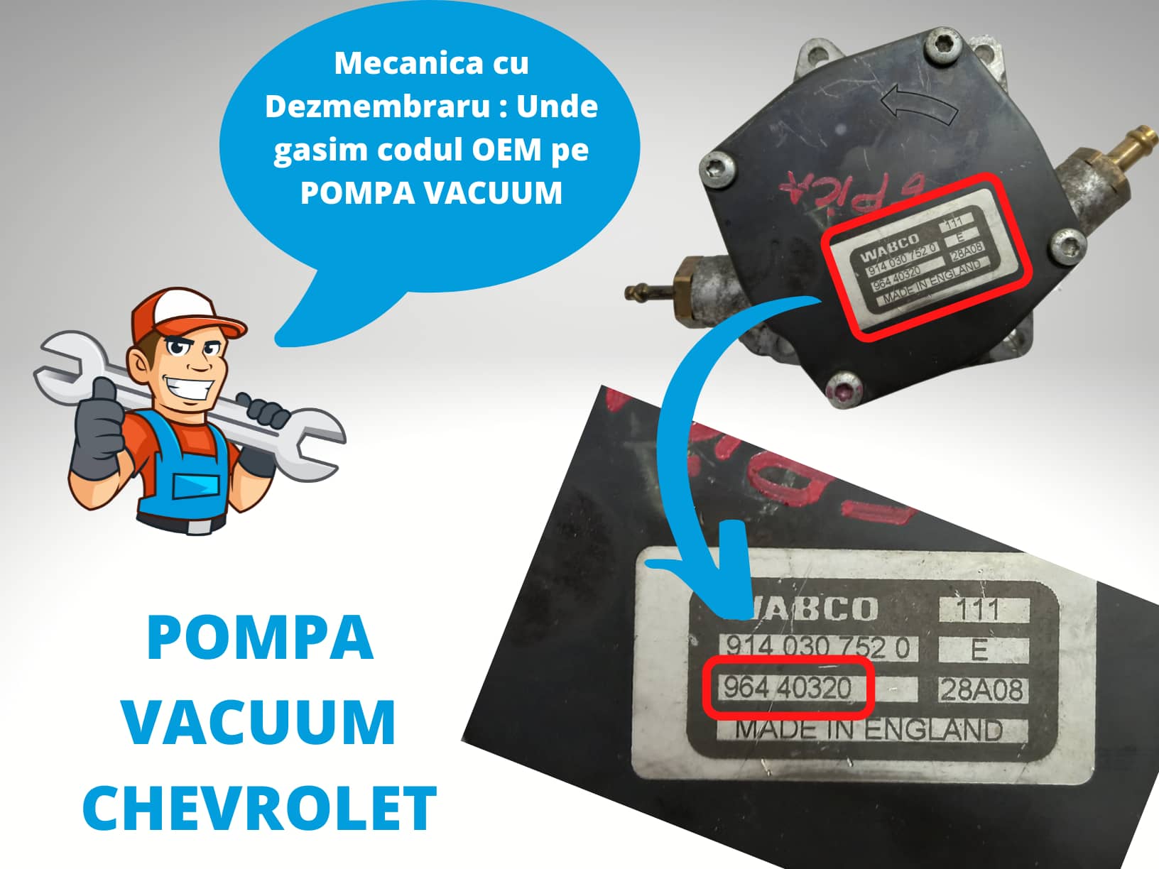 Pompa Vacuum Chevrolet