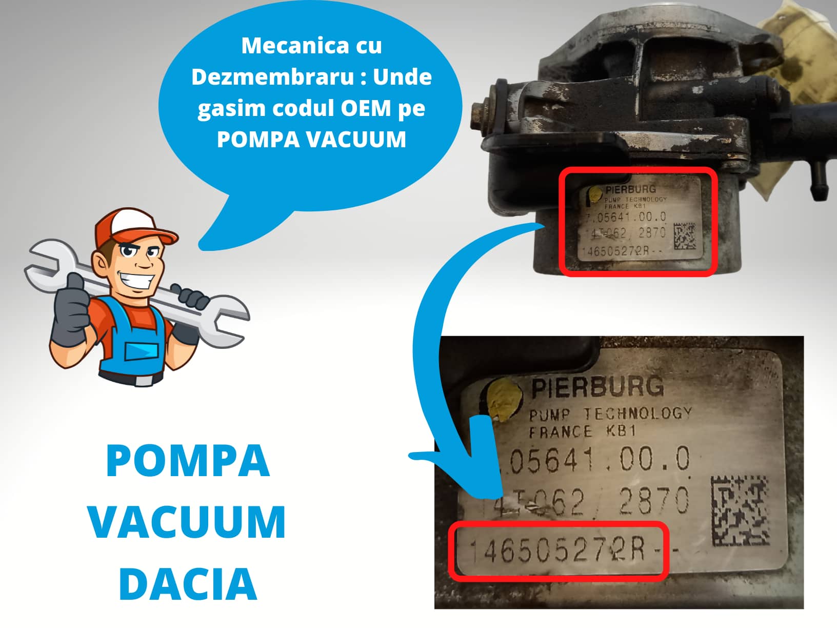 Pompa Vacuum Dacia