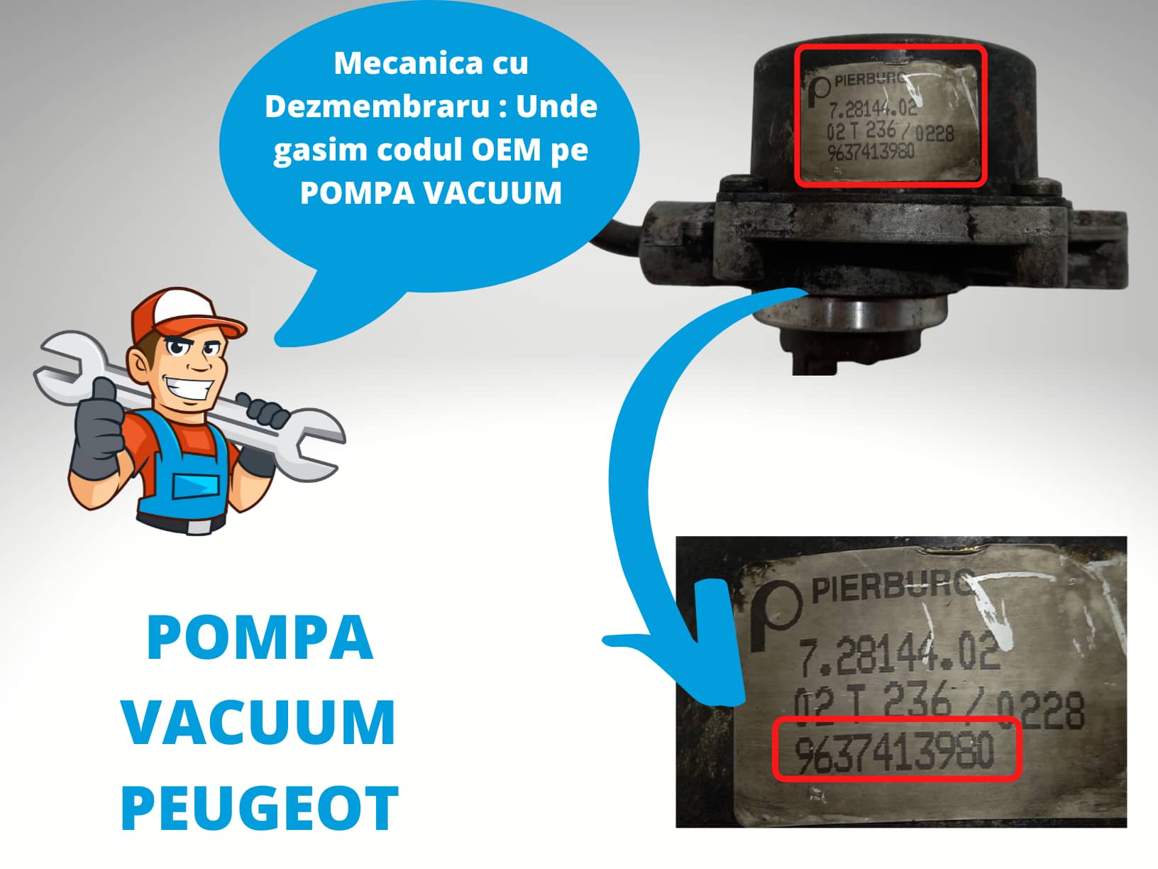 Pompa Vacuum Peugeot