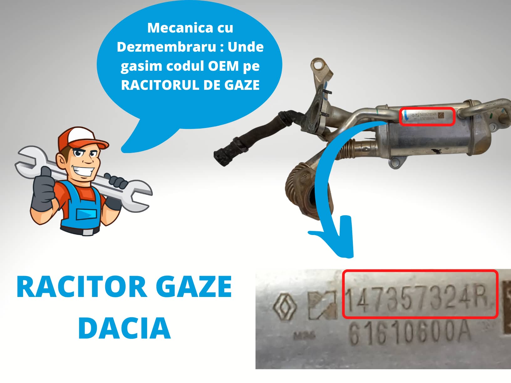 Racitor gaze Dacia