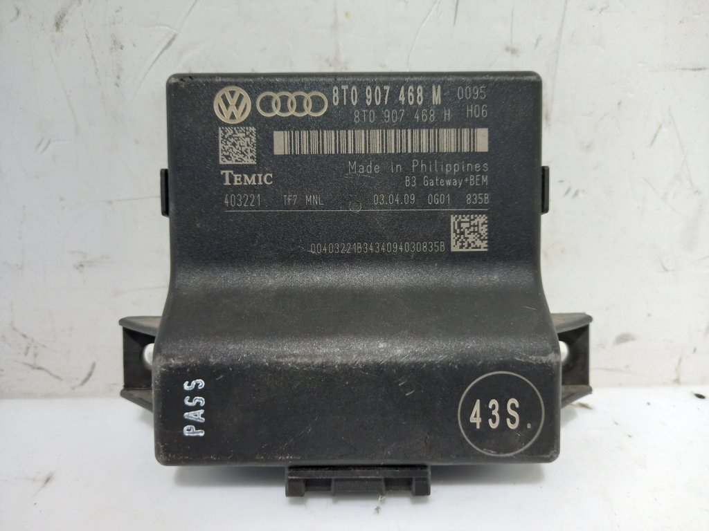 Cumpara Gateway control module, 8T0907468M, Audi Q5 (8RB) Dezmembraru