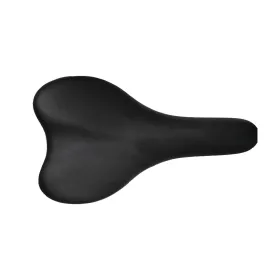 Selle per bicicletta - Sella D5311/B708B9B, 272x150 mm, senza morsetto, binari in acciaio, nera, senza decorazione