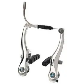 Freni V-Brake - Freno anteriore HJ-805AD, 110×60 mm, lega, nero, tubo guida 90°, rondella spessa all’interno