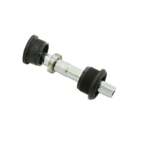 Fahrradteile - BB SET TWIST,AXE LENGTH 120L/119 MM THREADED 1,37'',BLACK/SILVER,FIXING SCREW M8*15 MM PLASTIC BUSHINGS