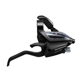 Fahrradteile - Rechter Schalt-/Bremshebel ST-EF500-7R, 7-Gang, 2050 mm, EZ-Fire Plus, 2-Finger, für V-Brake, schwarz
