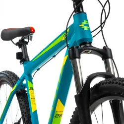 Bici MTB Colinelli COL25, Taglia L, 29 Pollici, Verde, Comando Shimano ST-EF500 EZ-FIRE PLUS, 24 Velocità, Telaio in Alluminio, Freni a Disco [7]