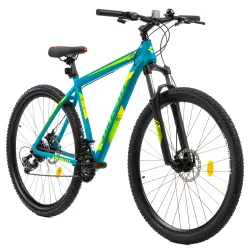Bici MTB Colinelli COL25, Taglia L, 29 Pollici, Verde, Comando Shimano ST-EF500 EZ-FIRE PLUS, 24 Velocità, Telaio in Alluminio, Freni a Disco [2]