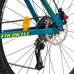 MTB-Fahrrad Colinelli COL27, Größe M, 29 Zoll, Grün, Shimano Altus Schalthebel, 24 Gänge, Aluminiumrahmen, Scheibenbremsen [8]