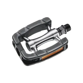 Pedale - Pedale SP-823, Aluminium, schwarz, mit BS-Standardreflektor, 9/16"-Achse, schwarz – Marwi