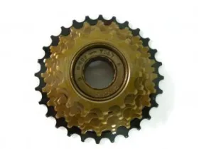 Fahrradteile - MOZZO LIBERO KFW-771, sequenziale, 7 velocità, 14-28T, acciaio, marrone - NINGXIA