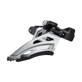 Schimbător față - Schimbator fata 2x10 viteze Shimano Deore KFDM4100MM4, 38T, argintiu