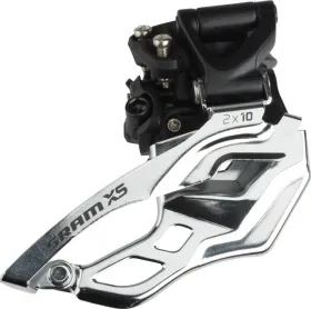 Deragliatore anteriore - Deragliatore anteriore FD X5, attacco alto, compatibile 2x10 velocità, per corone 39-48T, morsetto 34,9 mm, nero, trazione dal basso (bottom pull).