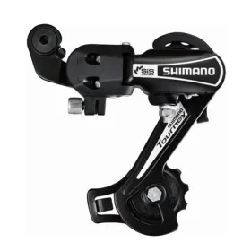 Piese bicicleta - Schimbator spate 6 viteze Shimano Tourney ARDTY21BGSDL, brat lung, prindere directa, negru