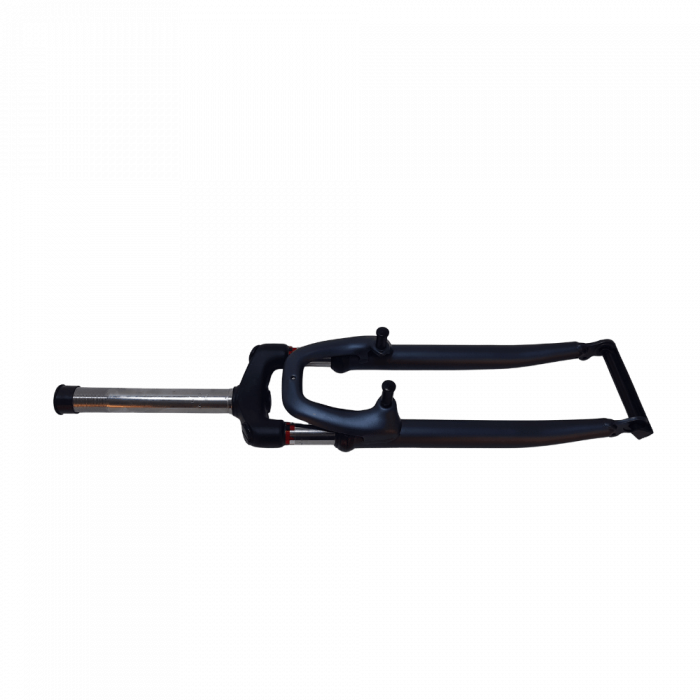 Fork 1 1/8" x 190 mm with thread, 2.7 mm pivot spring, cable routing, matt crown YS-727, matt blade YS-9280-1 [1]