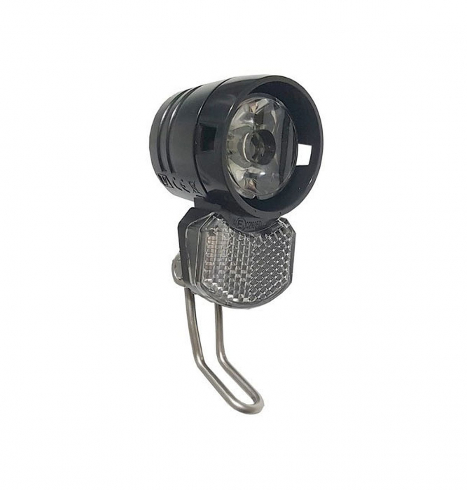 15LUX, NERO, SENZA LUCE DI POSIZIONE, CON INTERRUTTORE, CON SUPPORTO STANDARD IN ACCIAIO INOX, CON CAVO DA 60CM [1]