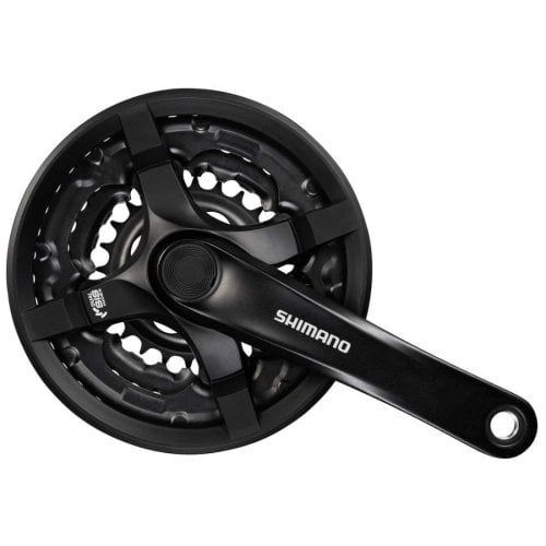Foaie Shimano AFCTY501C244CLB, set angrenaj, 170MM, 24/34/42 dinți, negru, cu inel negru [1]