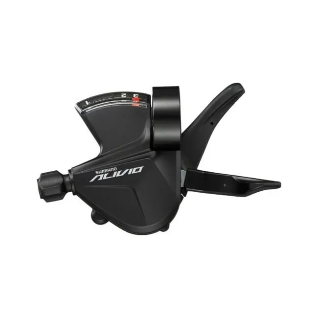 Leva cambio sinistra Shimano SL-M315-L, Altus, 3 velocità, Rapidfire Plus, con indicatore ottico delle marce – codice ASLM315LB [1]